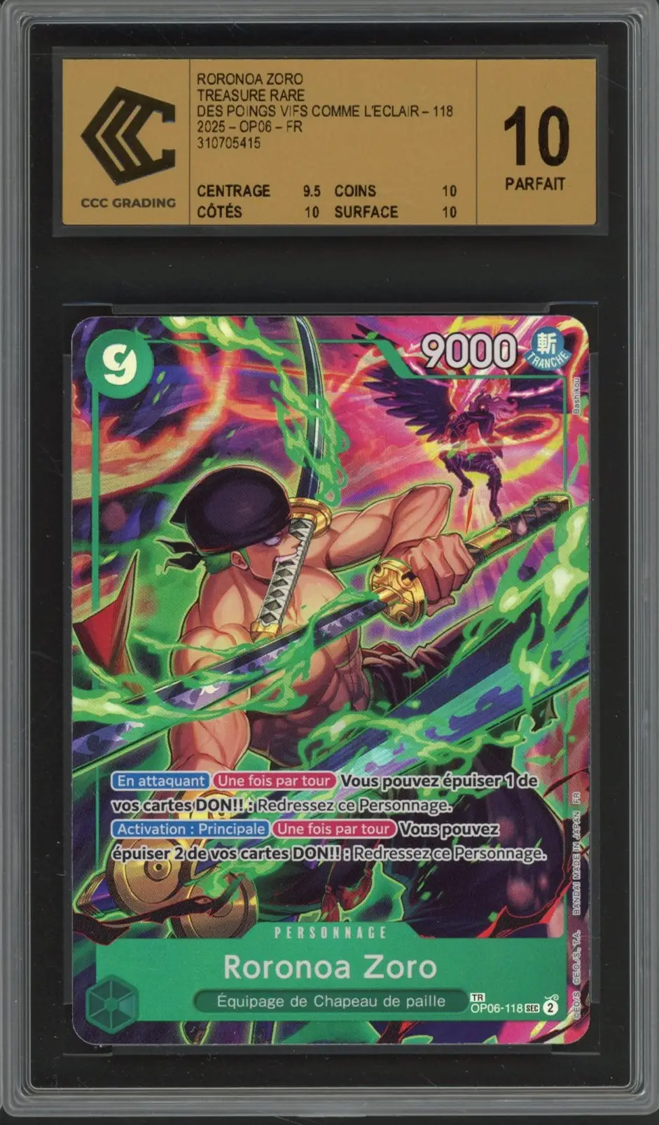 CCC 10 Roronoa Zoro