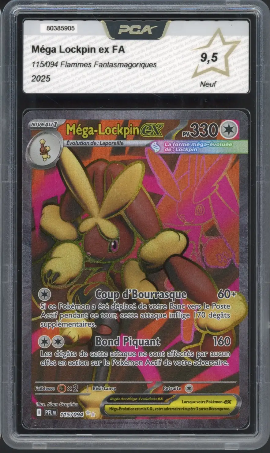 PCA 9.5 Méga-Lockpin Ex