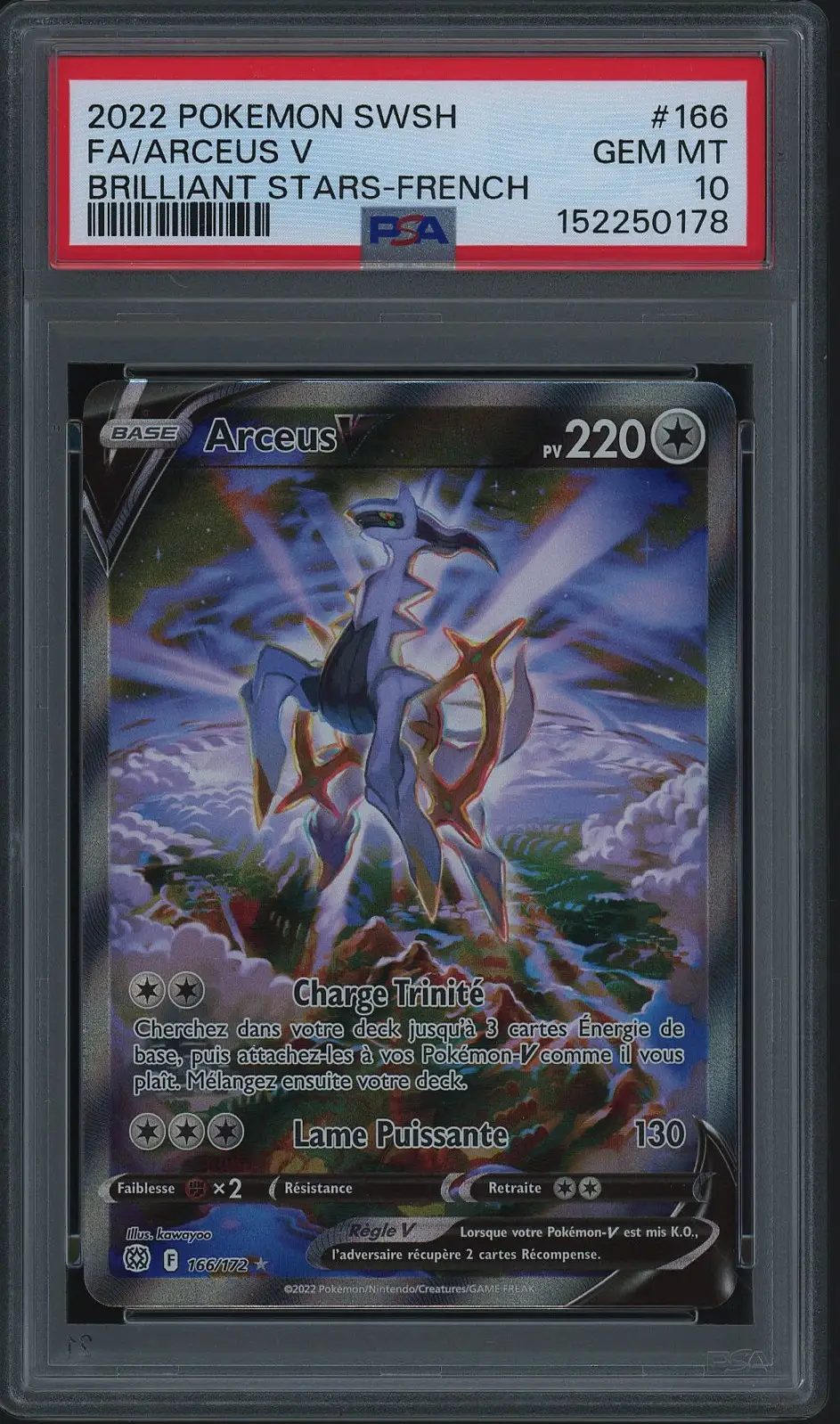 PSA 10 Arceus V