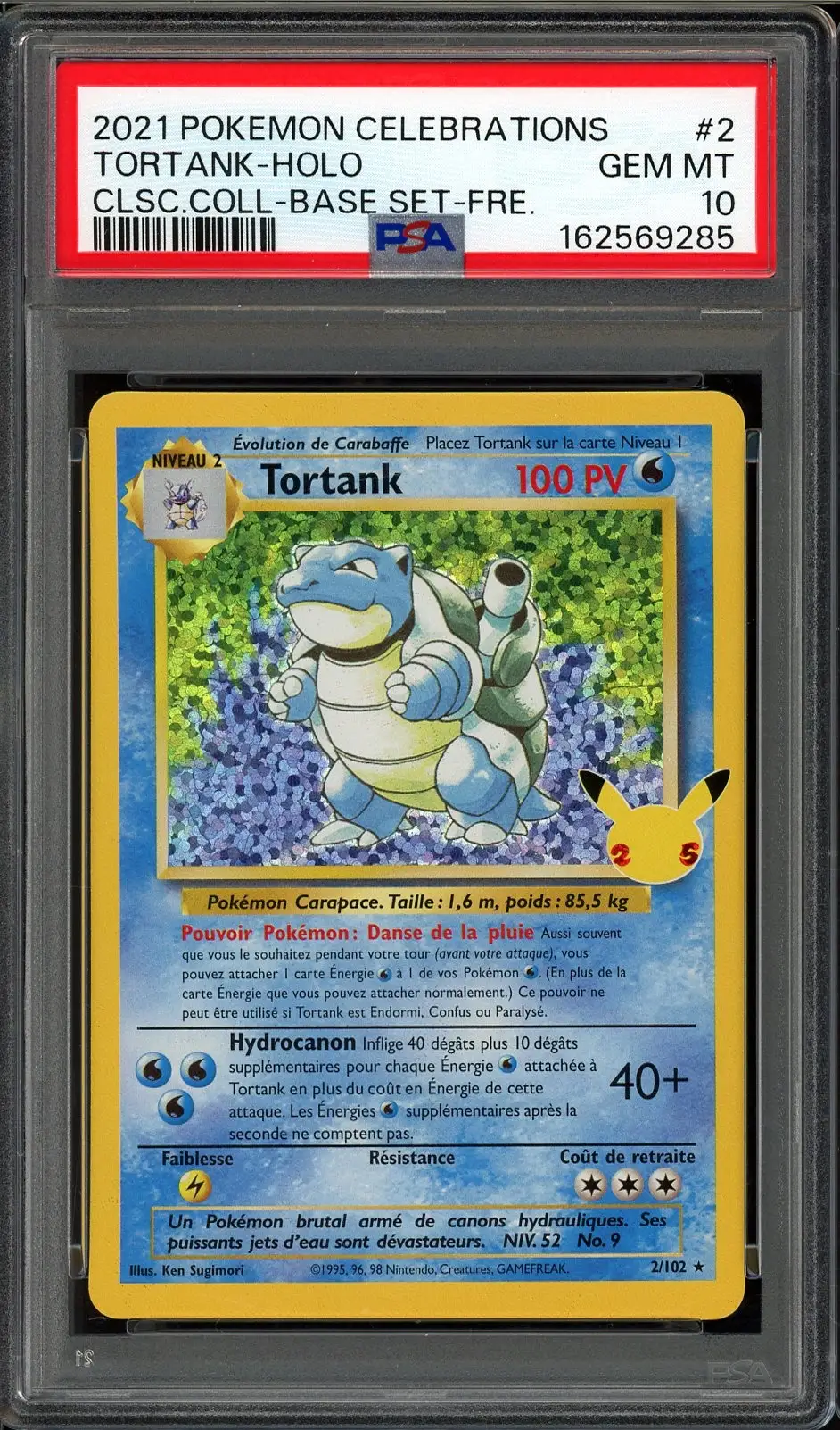 PSA 10 Tortank Holo