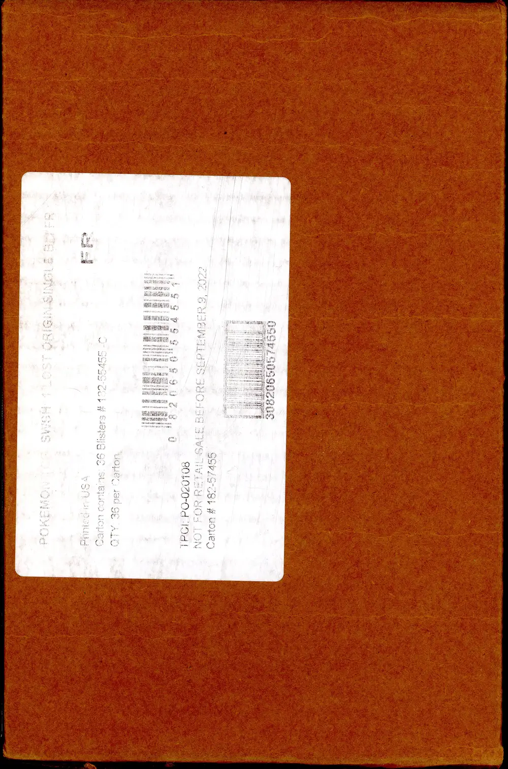 Case 36 Blisters EB11 Origine Perdue