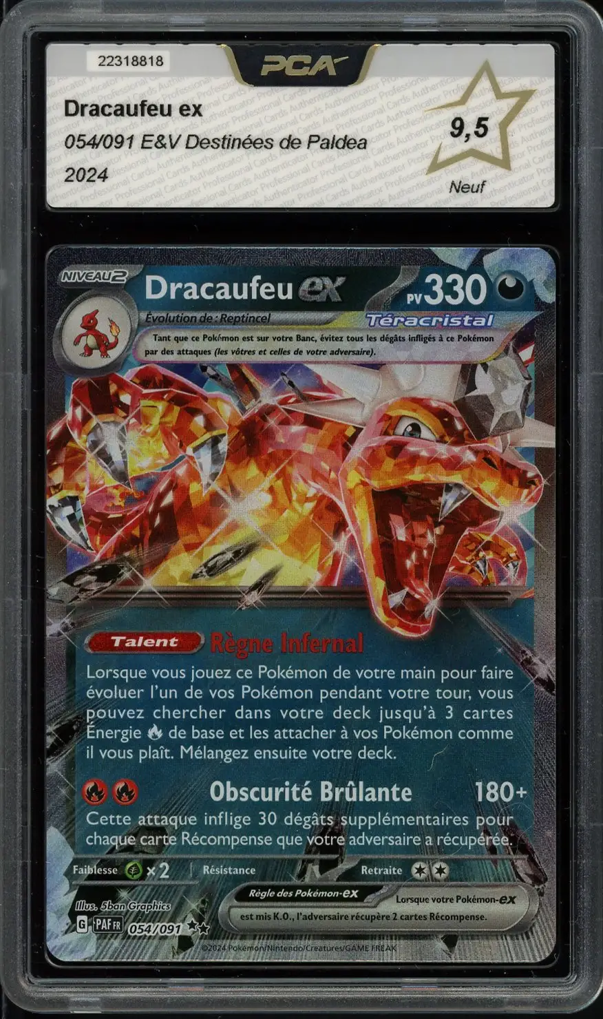 PCA 9.5 Dracaufeu Ex