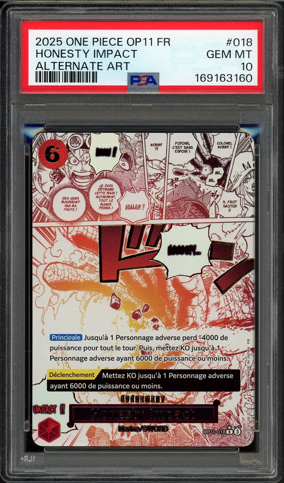 PSA 10 Honesty Impact
