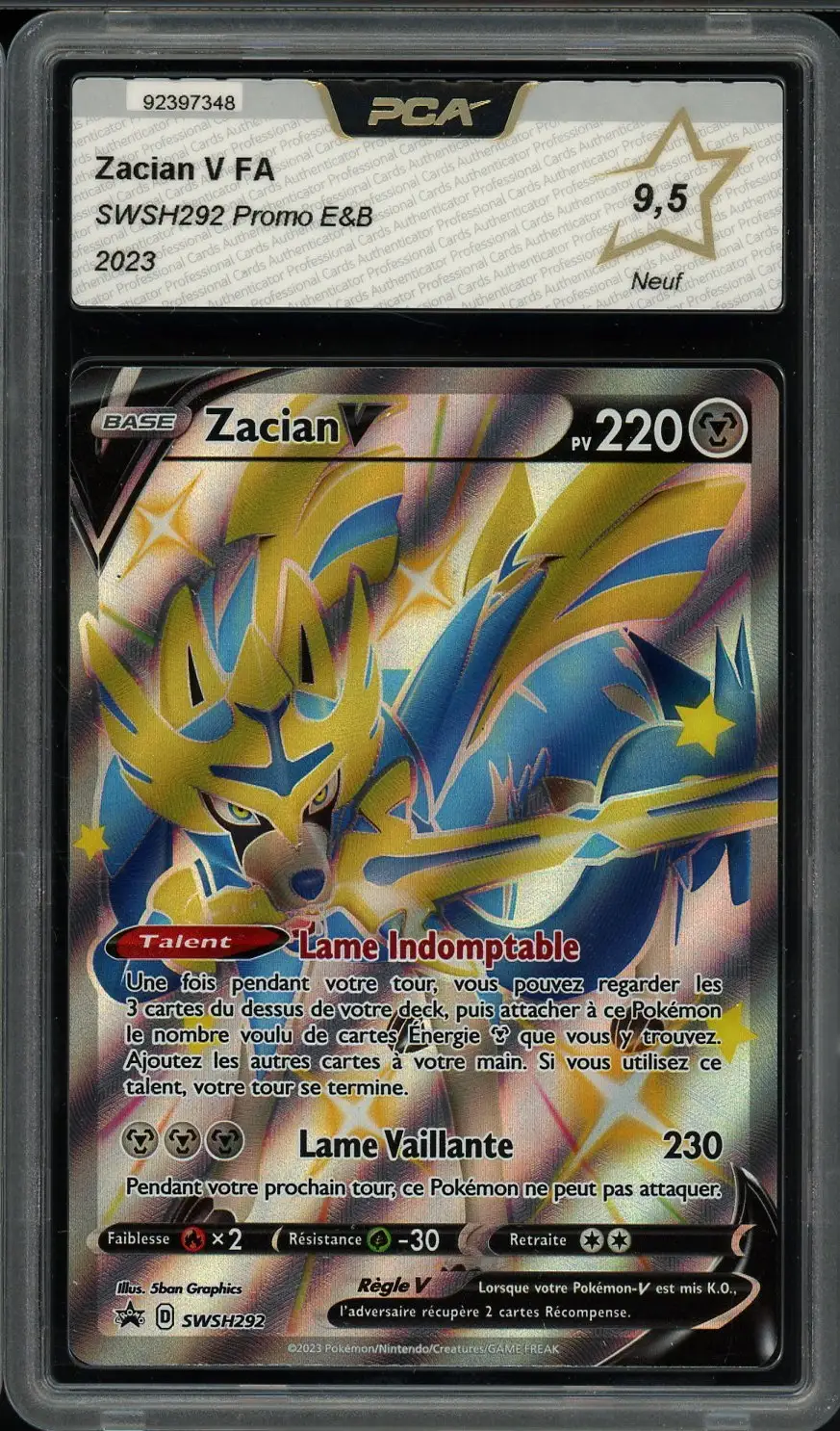 PCA 9.5 Zacian V