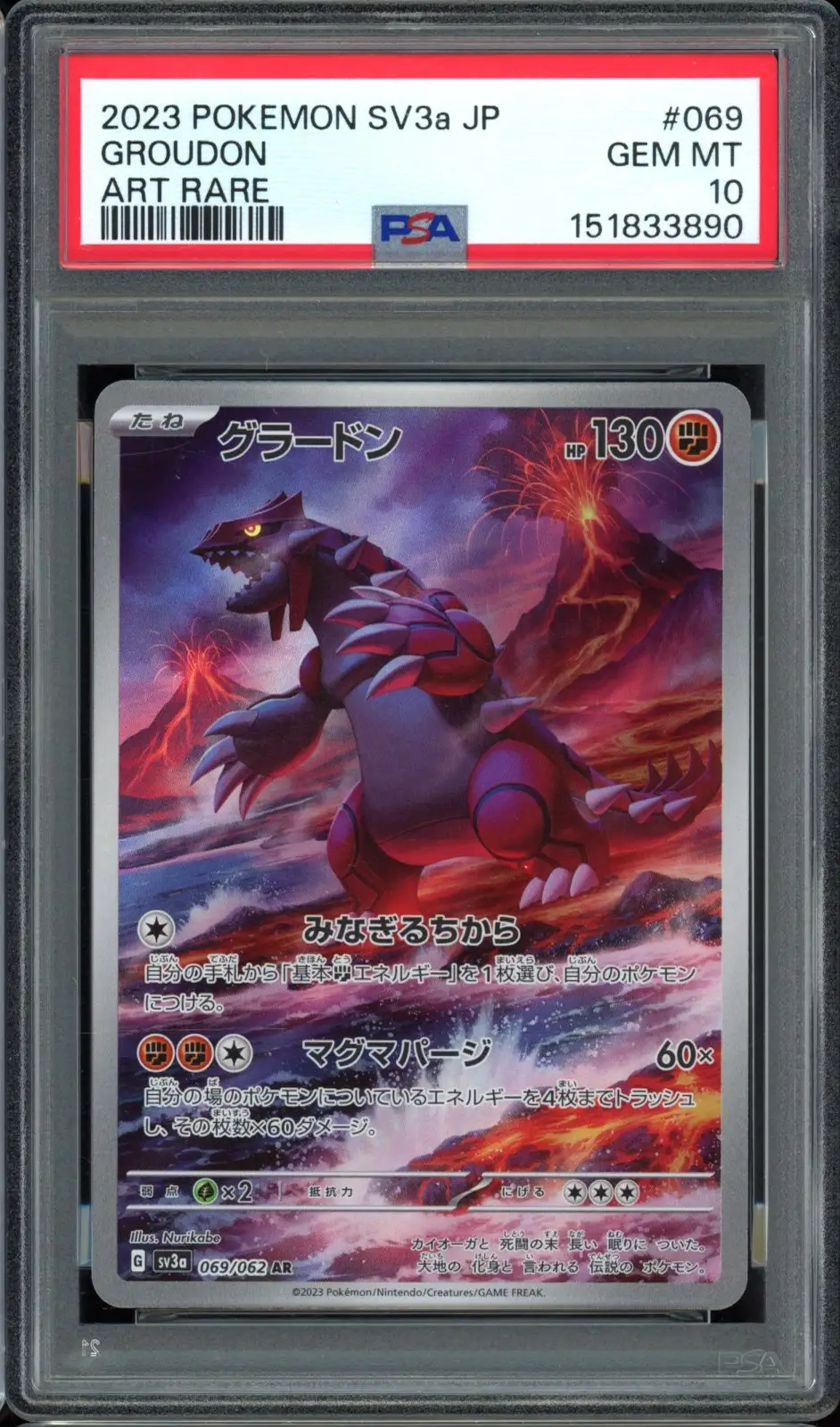 PSA 10 Groudon