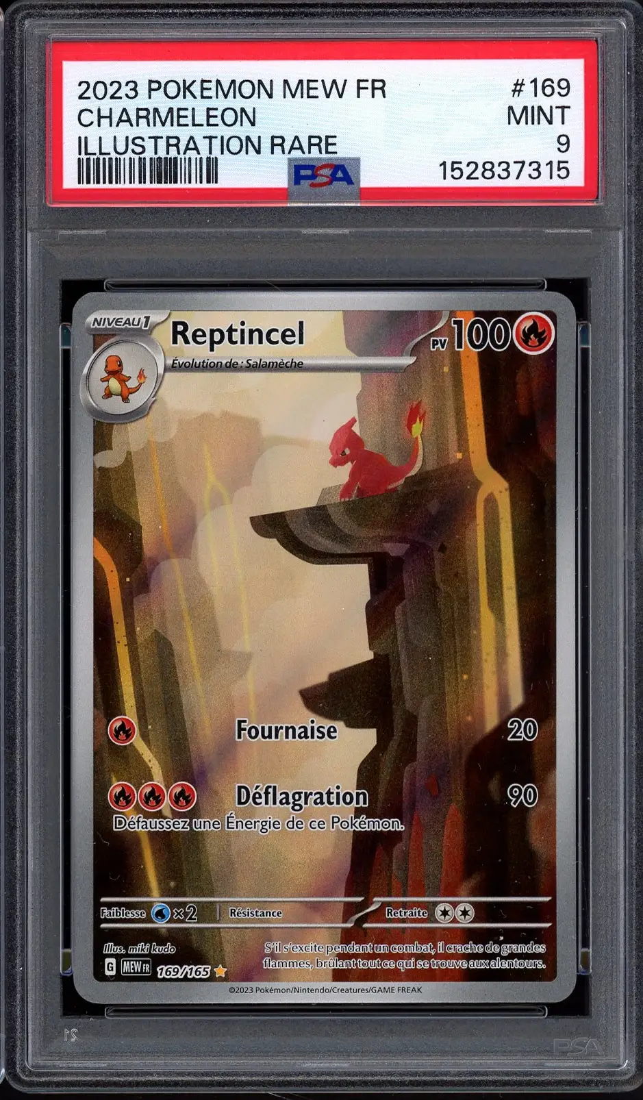 PSA 9 Reptincel