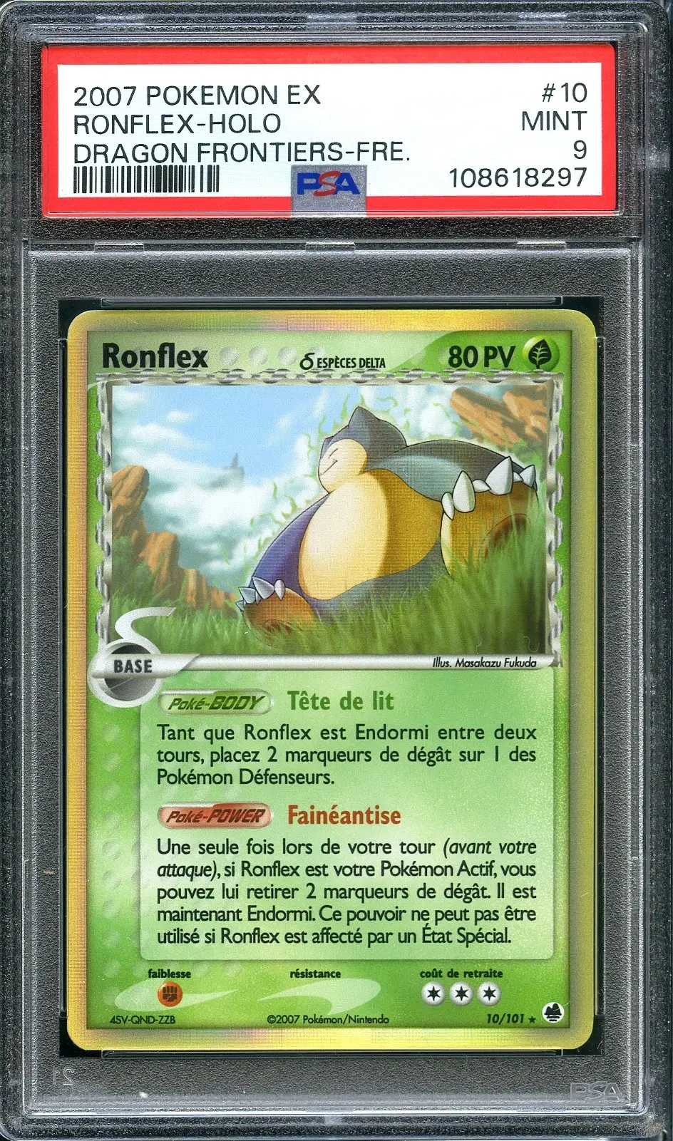 PSA 9 Ronflex Holo