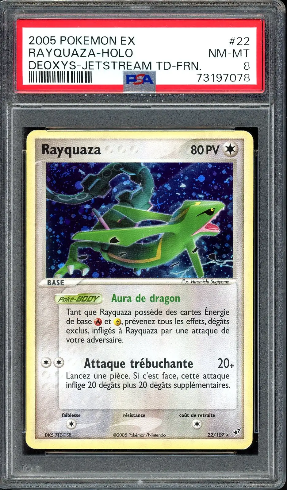PSA 8 Rayquaza Holo