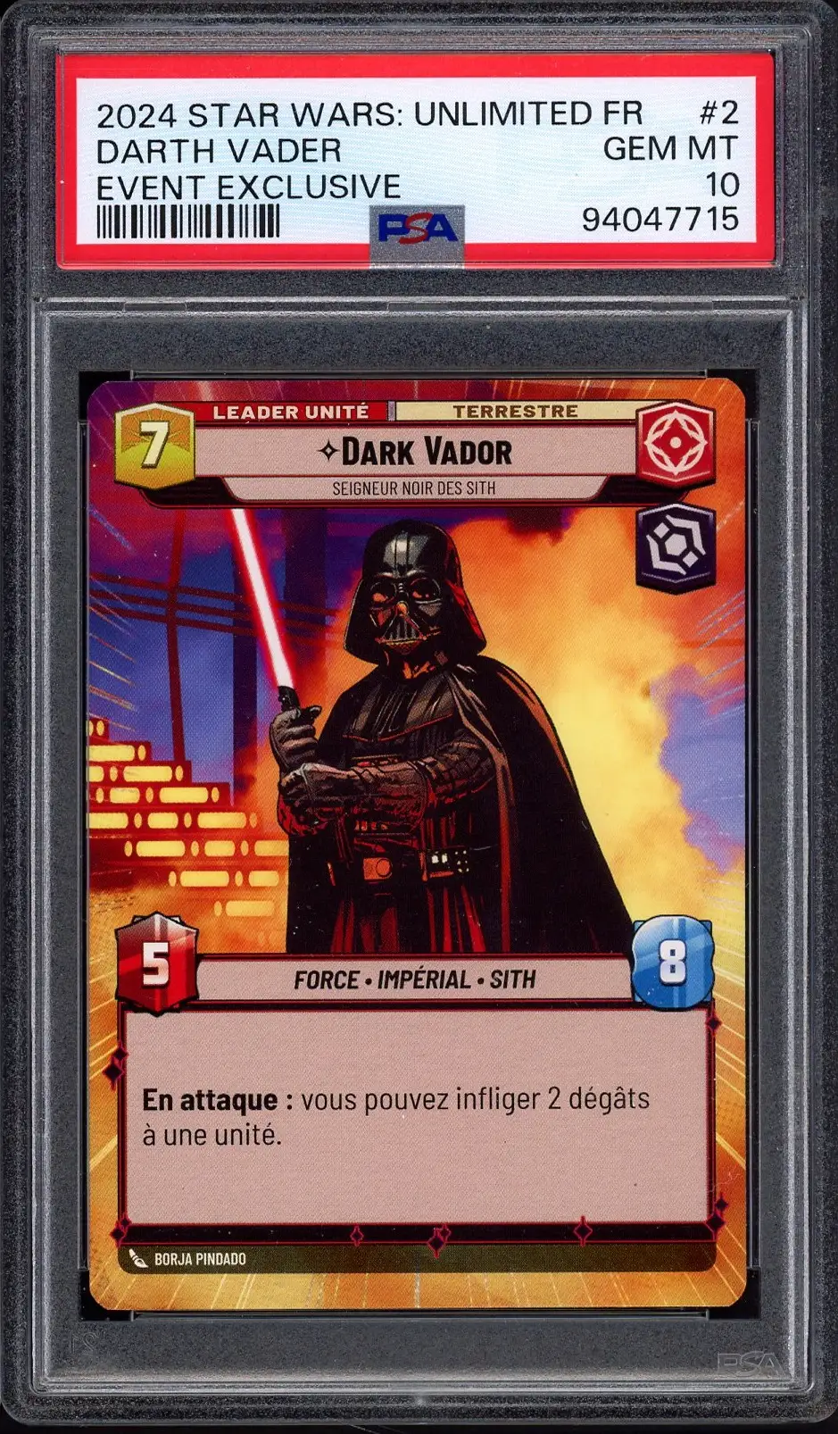 PSA 10 Dark Vador