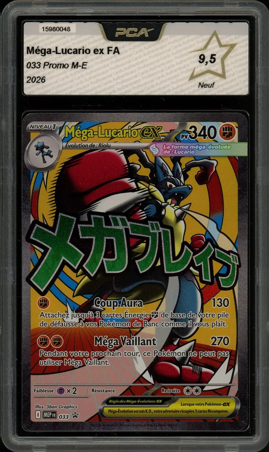 PCA 9.5 Méga-Lucario Ex