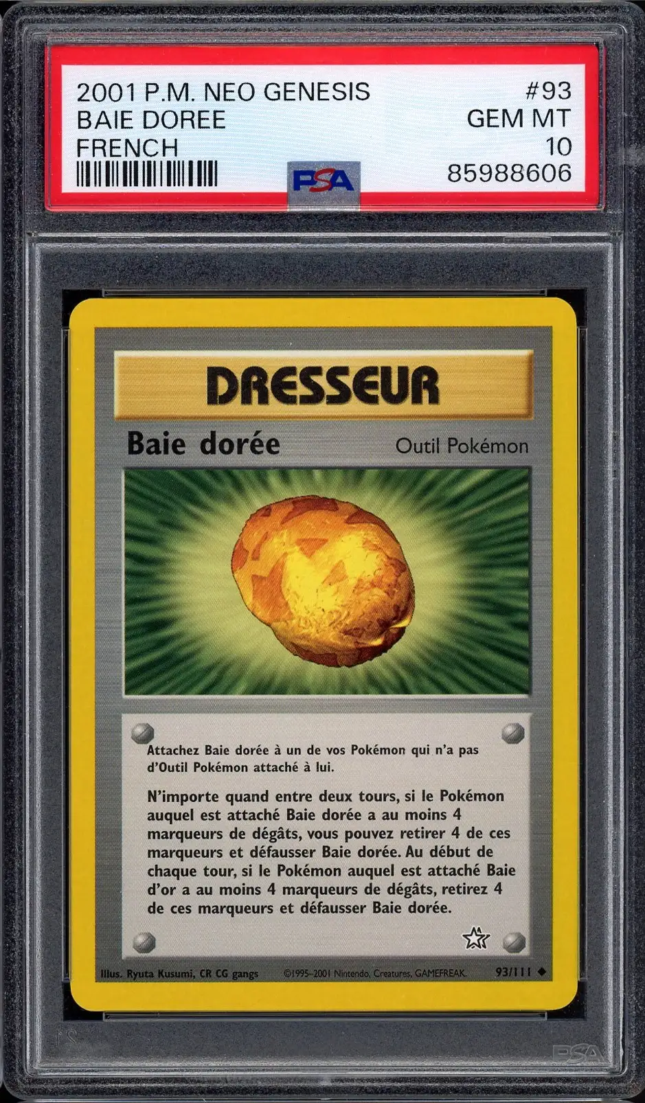 PSA 10 Baie Dorée