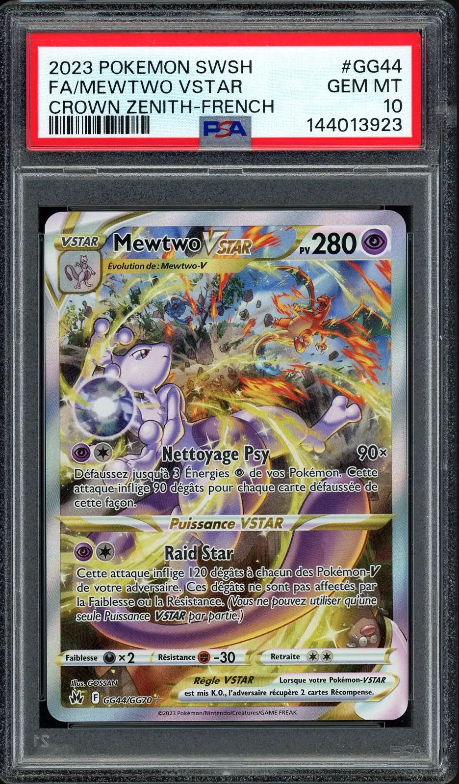 PSA 10 Mewtwo VStar