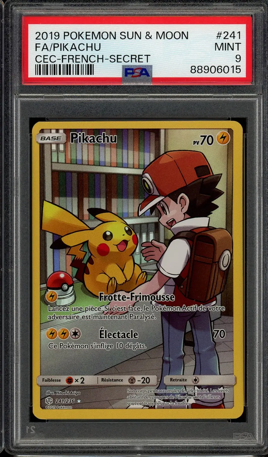 PSA 9 Pikachu