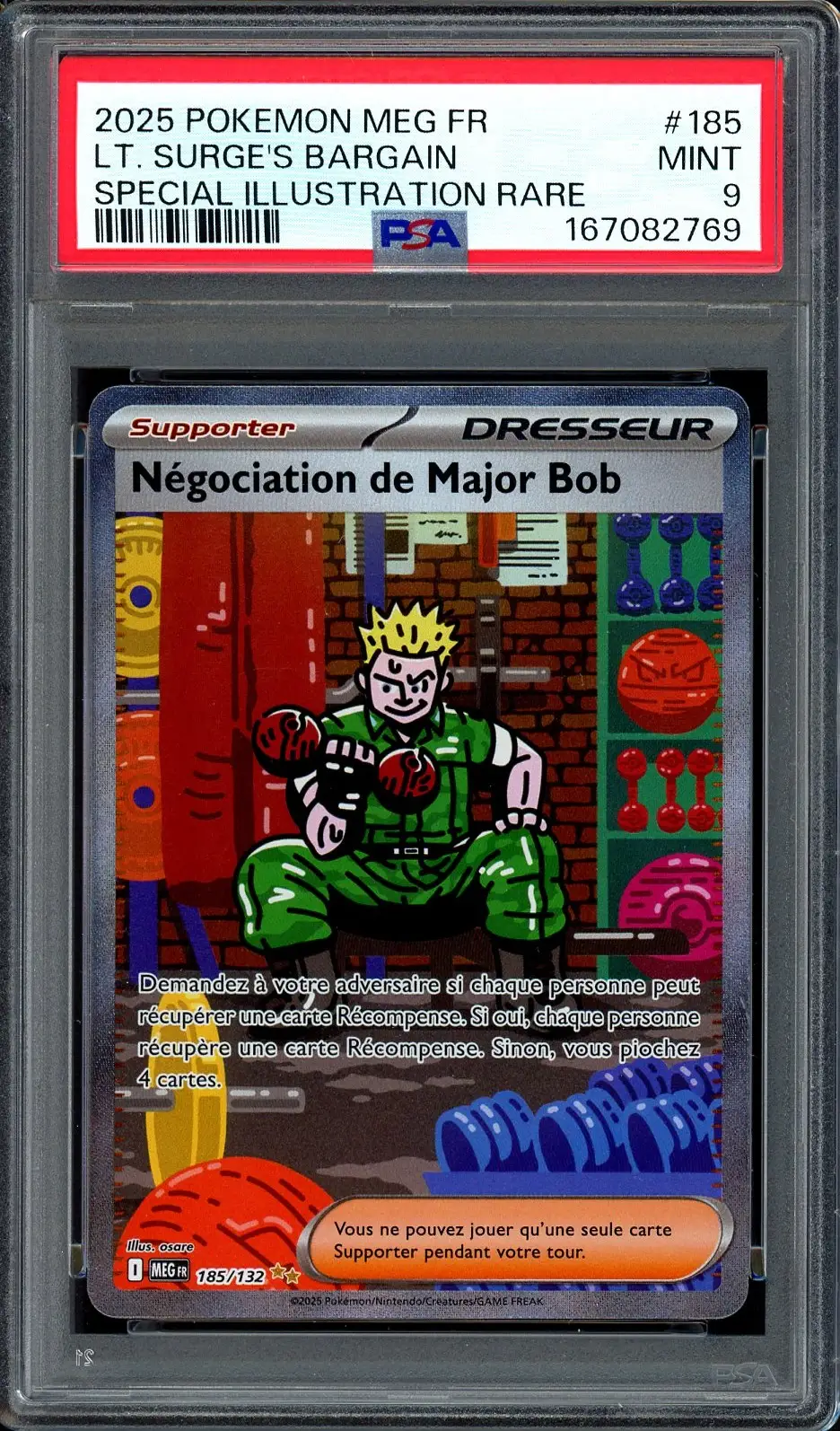 PSA 9 Négociation de Major Bob