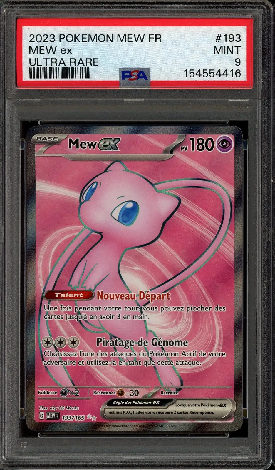 PSA 9 Mew Ex