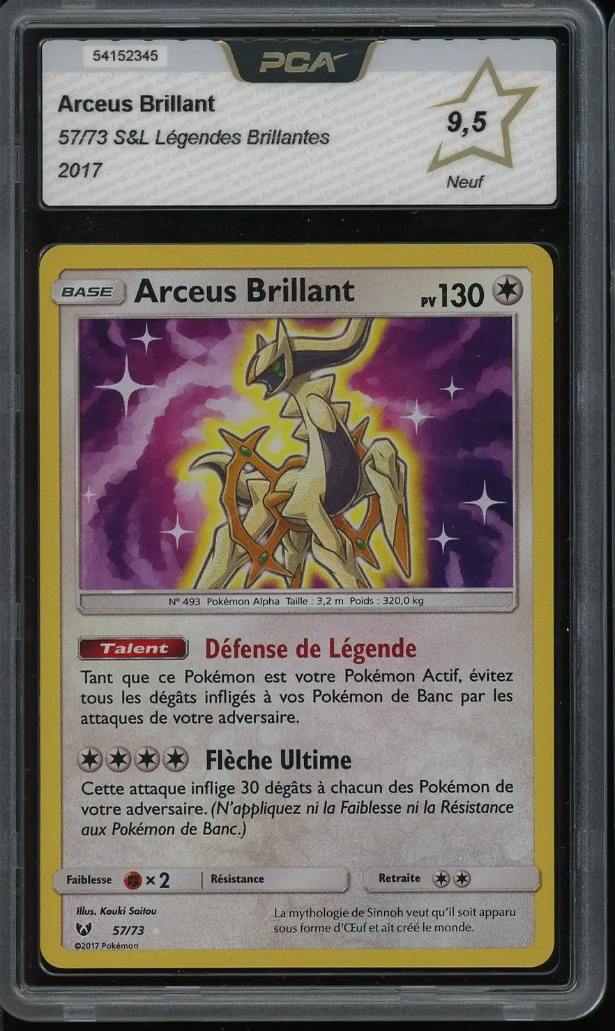 PCA 9.5 Arceus Brillant