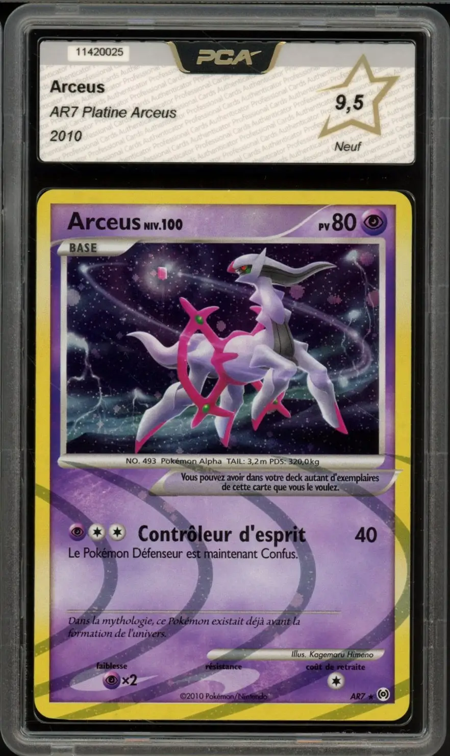 PCA 9.5 Arceus Holo