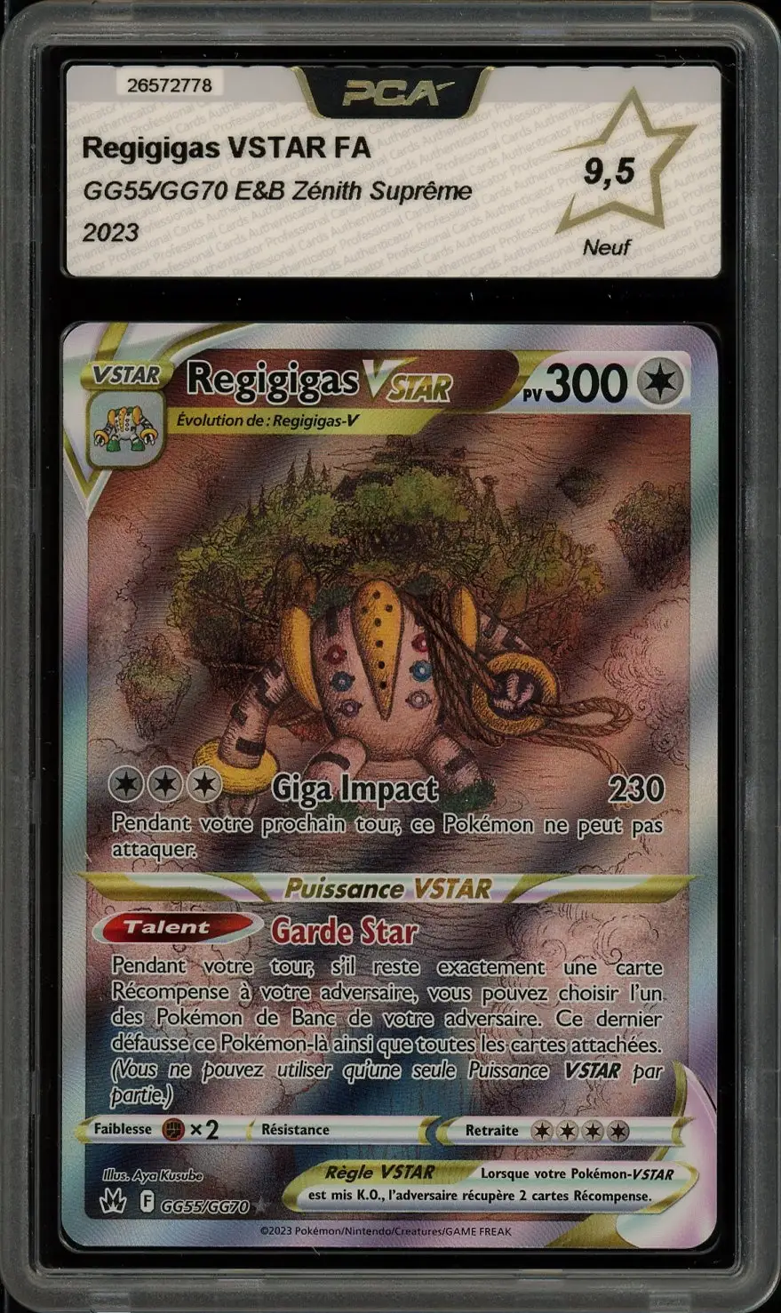 PCA 9.5 Regigigas VStar