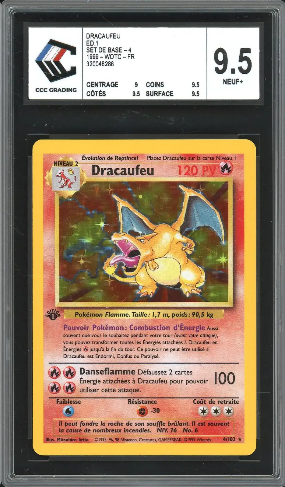 CCC 9.5 Dracaufeu Holo