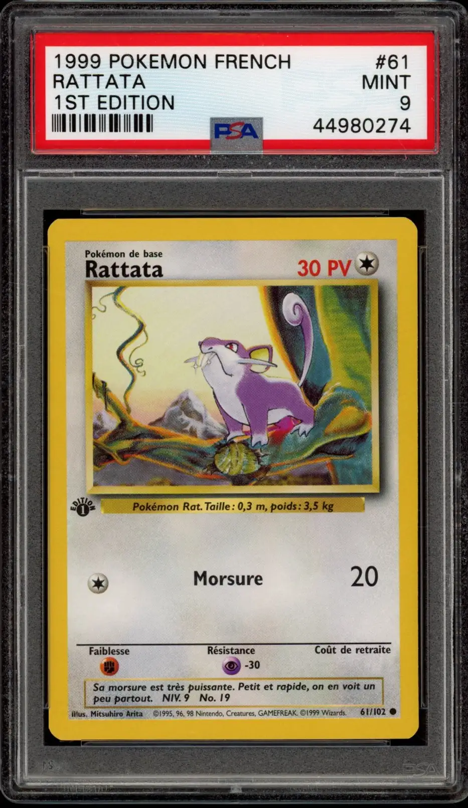 PSA 9 Rattata