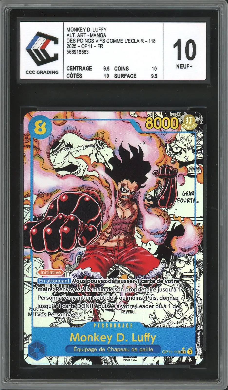 CCC 10 Monkey D. Luffy Manga