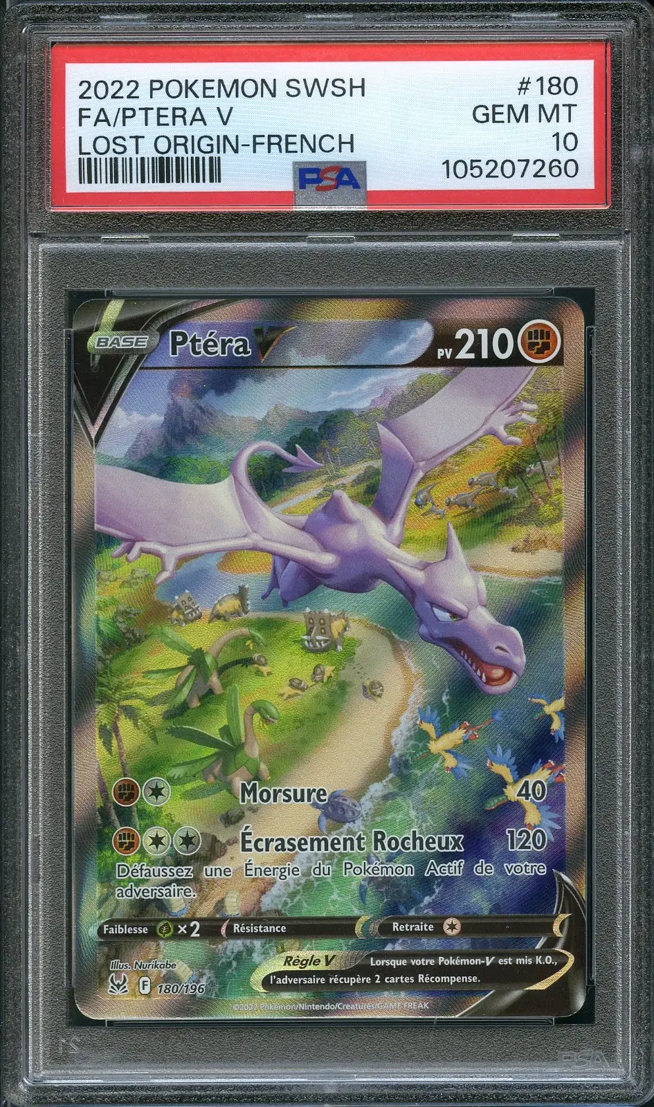 PSA 10 Ptéra V