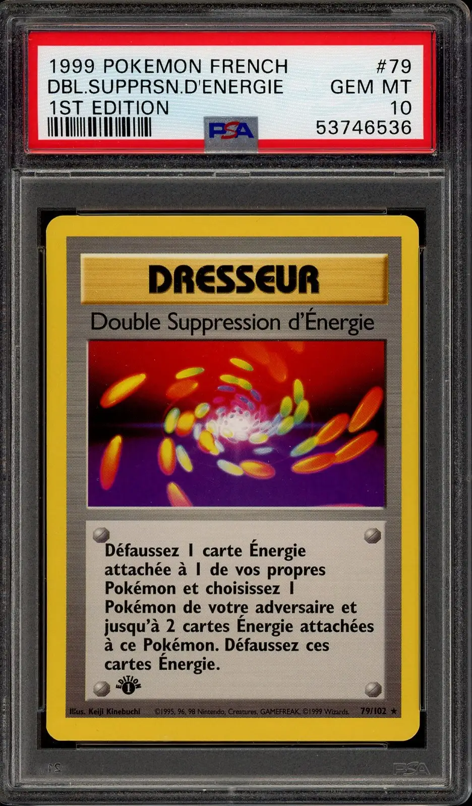 PSA 10 Double Suppression d'Energie