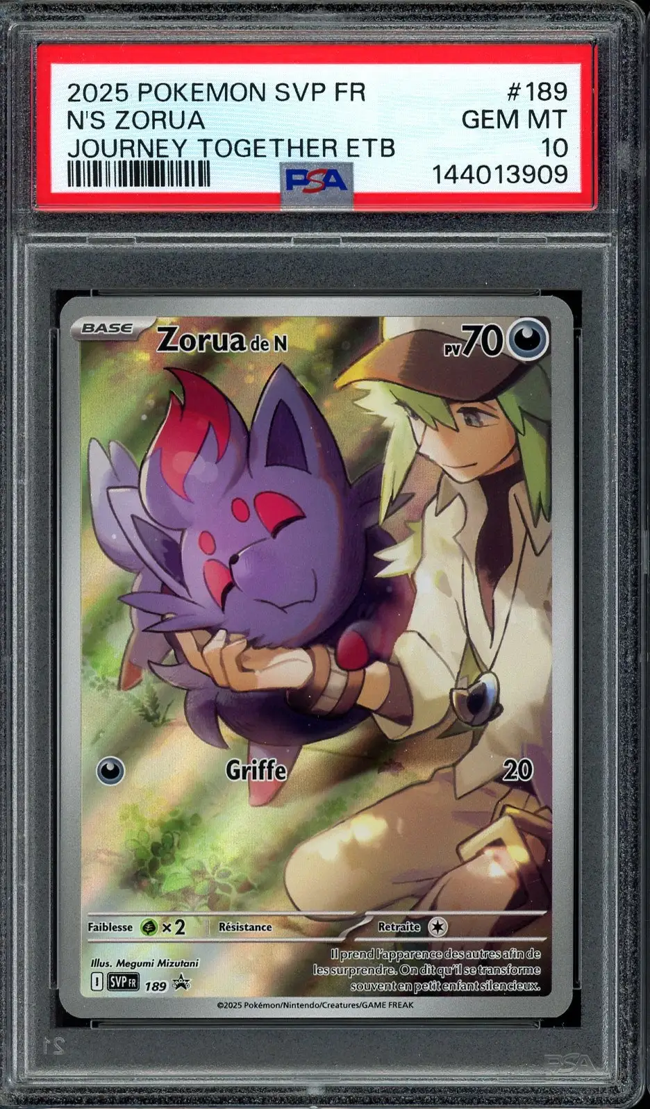 PSA 10 Zorua de N