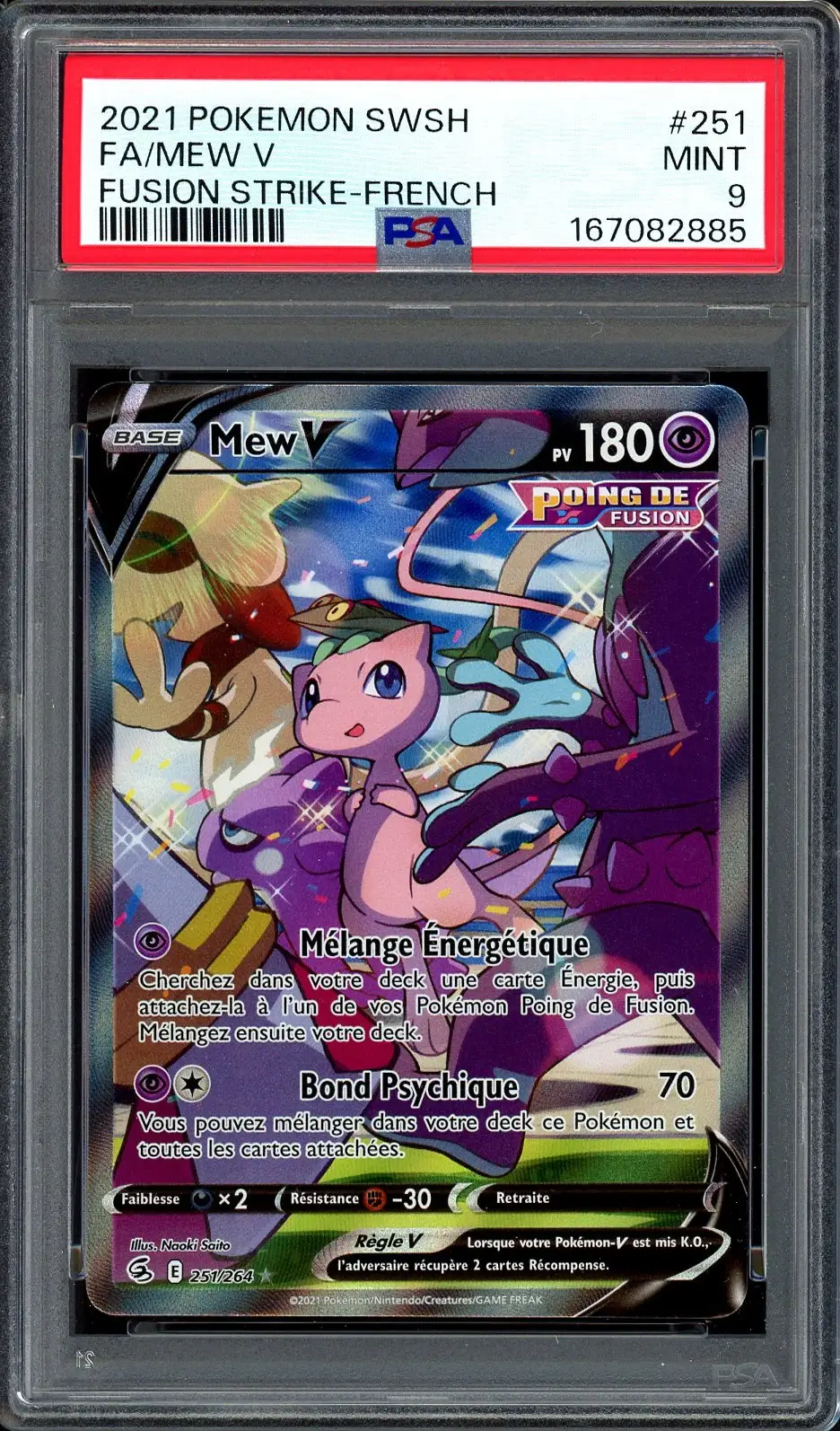 PSA 9 Mew V