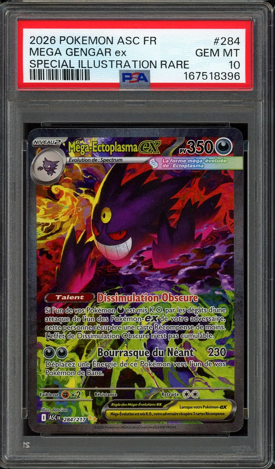 PSA 10 Méga-Ectoplasma Ex