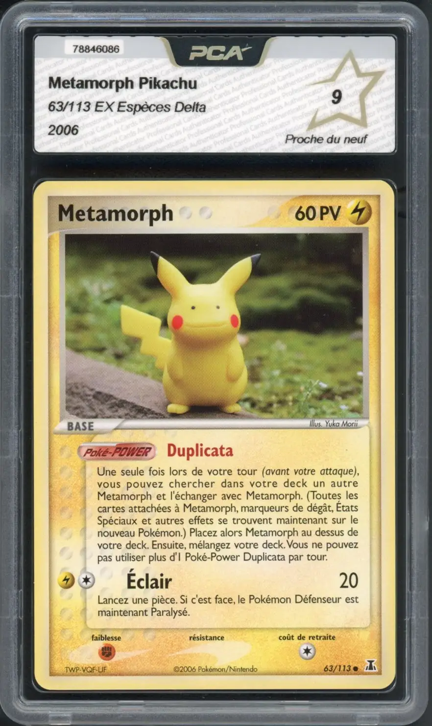 PCA 9 Métamorph (Pikachu)