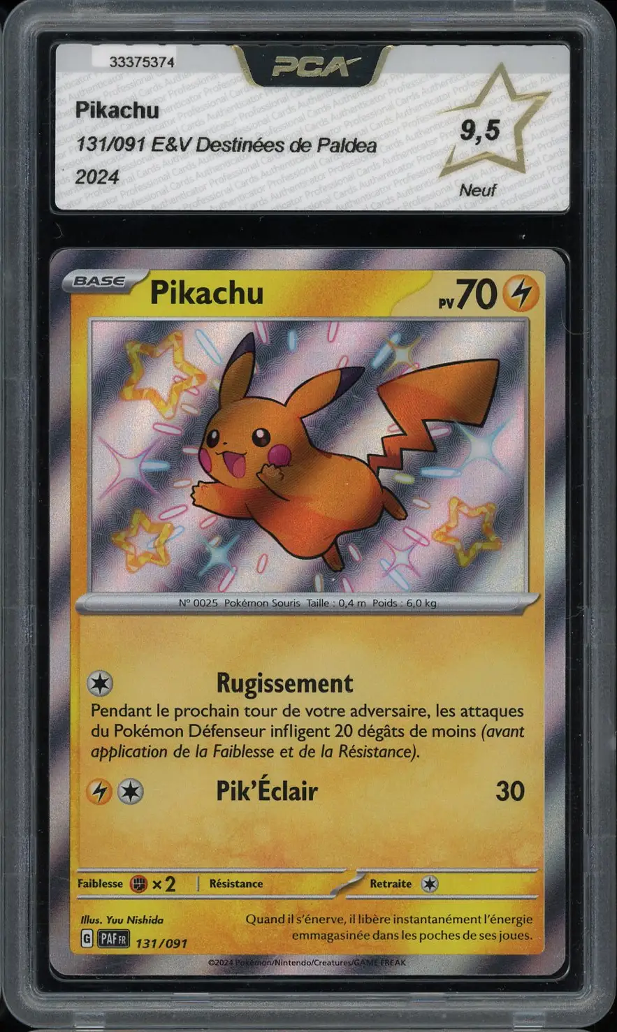 PCA 9.5 Pikachu Shiny