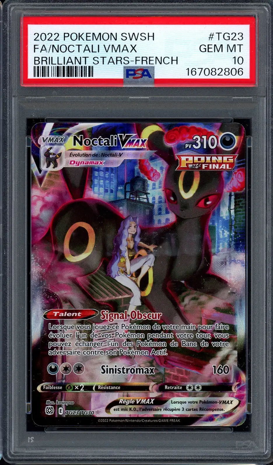 PSA 10 Noctali VMax