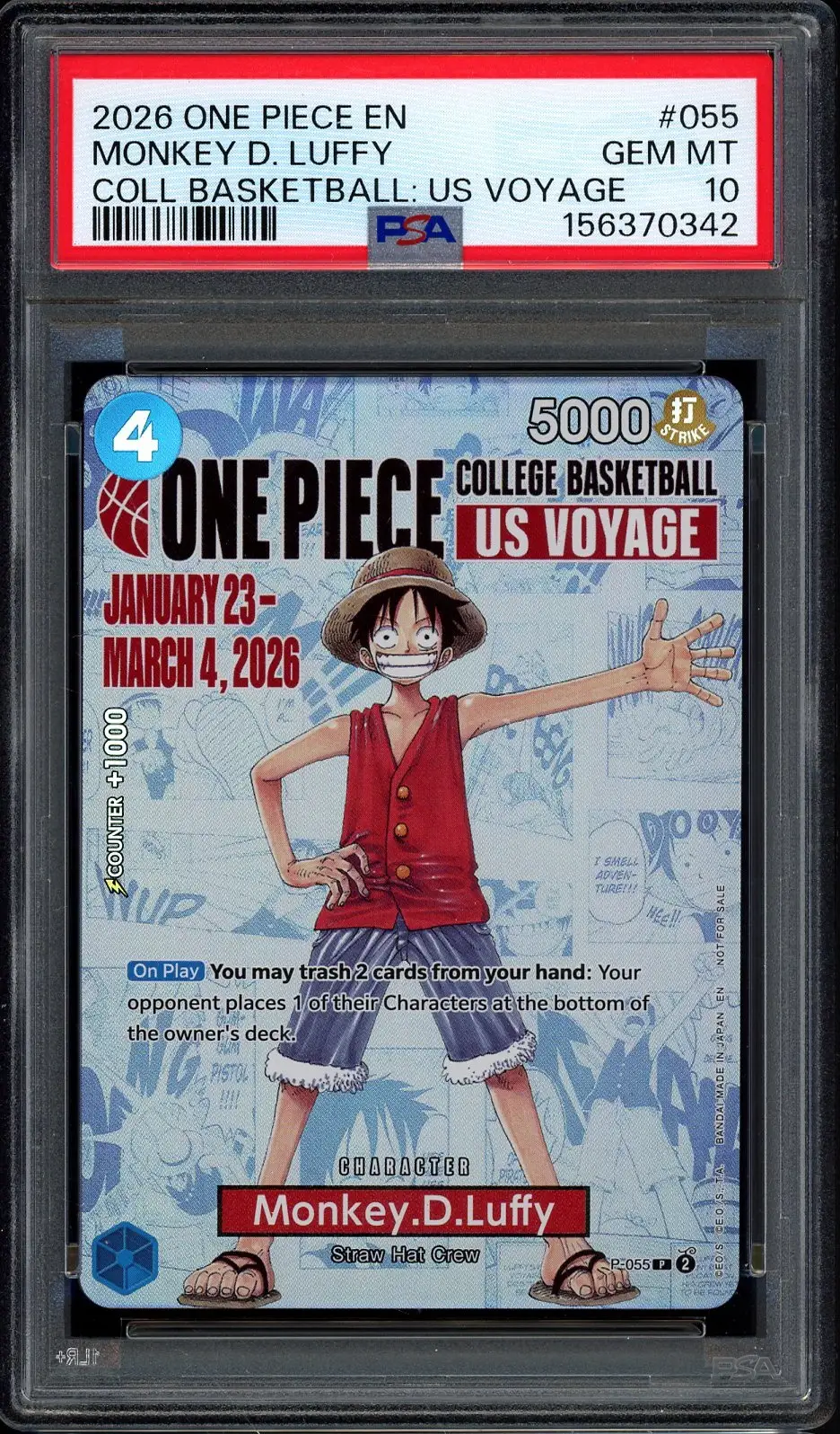 PSA 10 Monkey.D.Luffy