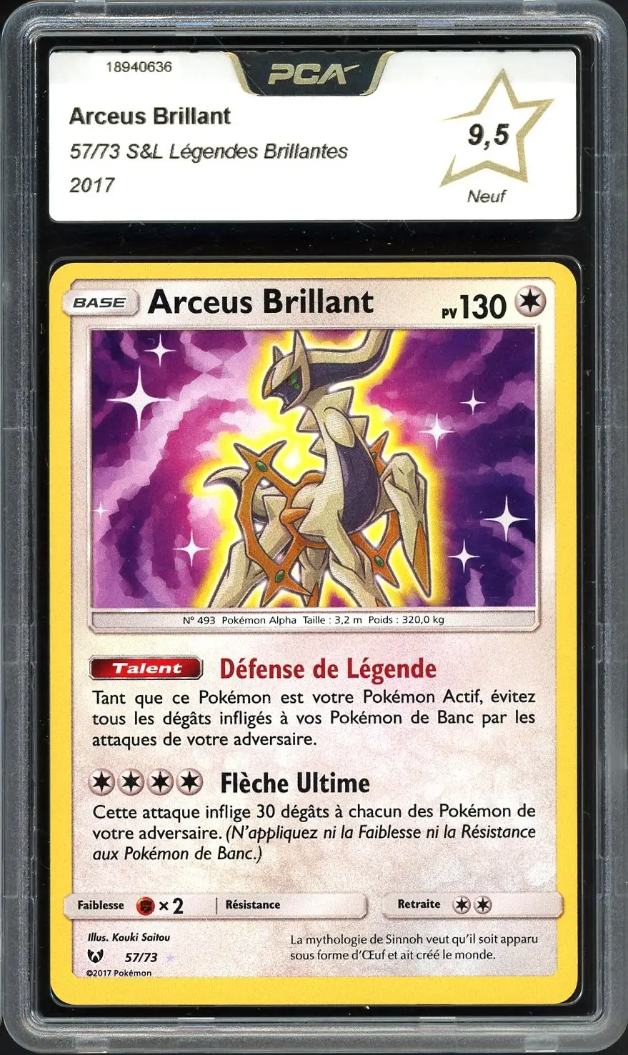 PCA 9.5 Arceus Brillant