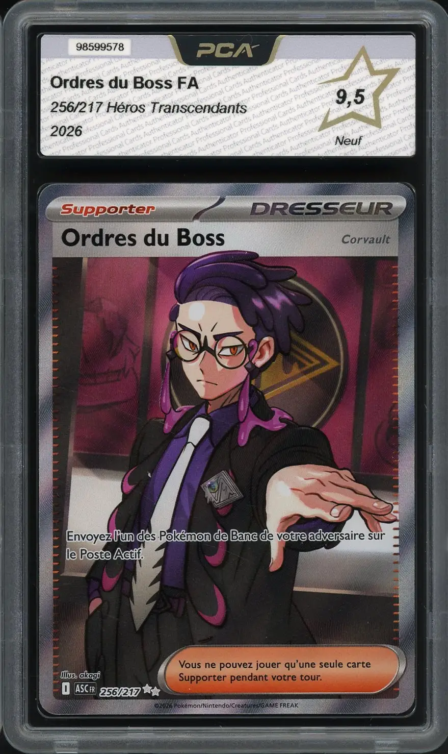 PCA 9.5 Ordres du Boss Corvault