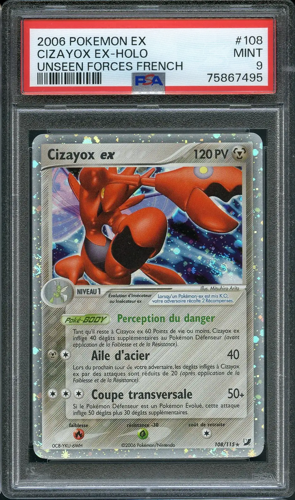 PSA 9 Cizayox Ex