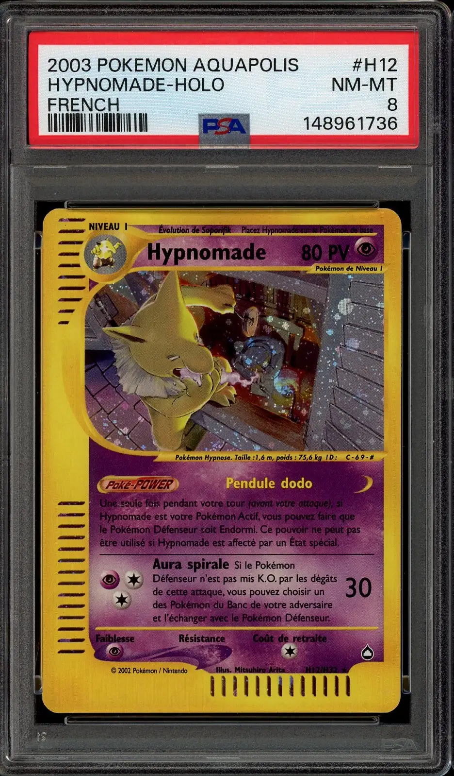 PSA 8 Hypnomade Holo