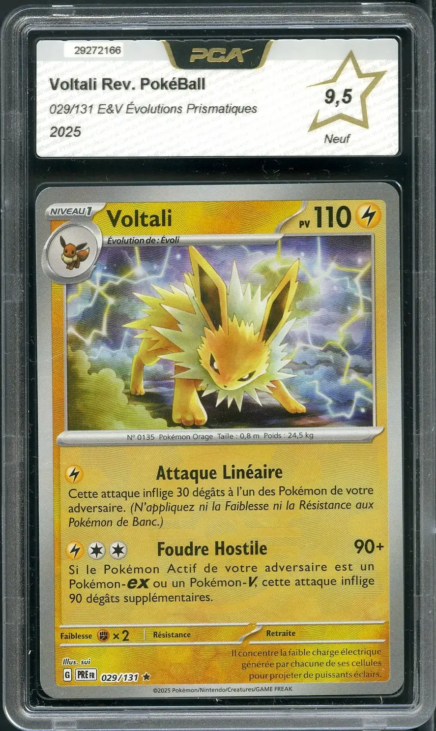 PCA 9.5 Voltali Reverse Poké Ball
