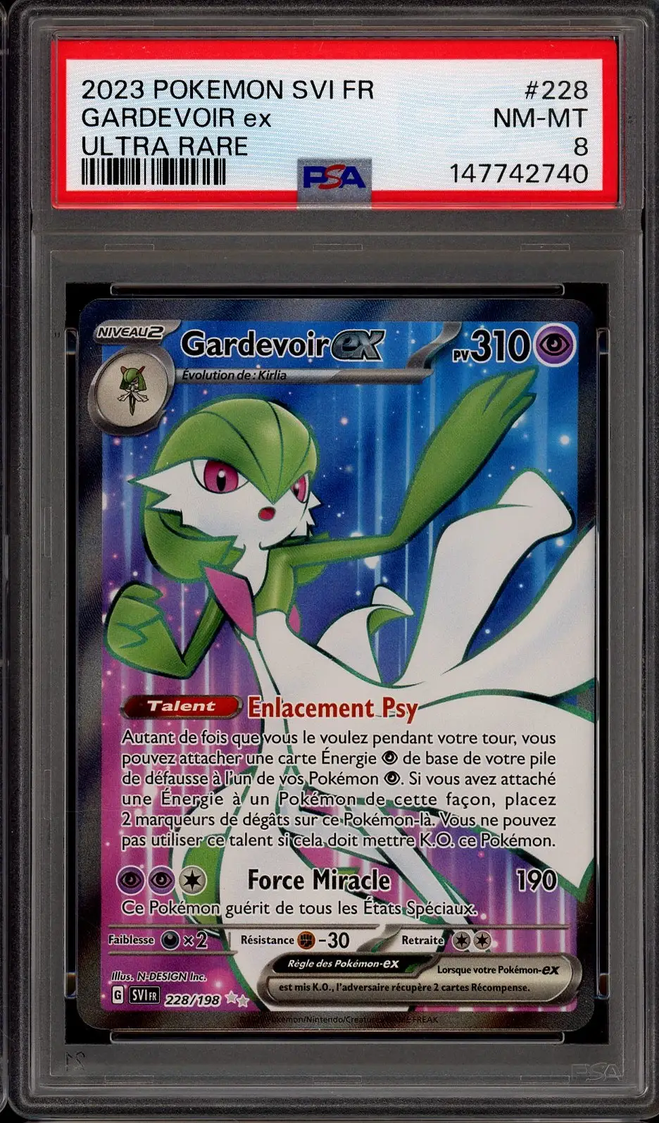 PSA 8 Gardevoir Ex