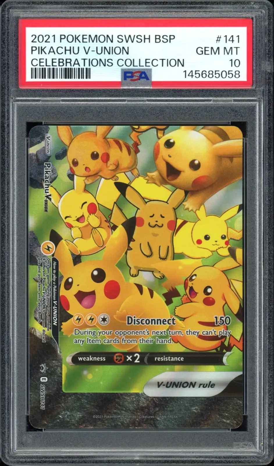 PSA 10 Pikachu V-Union