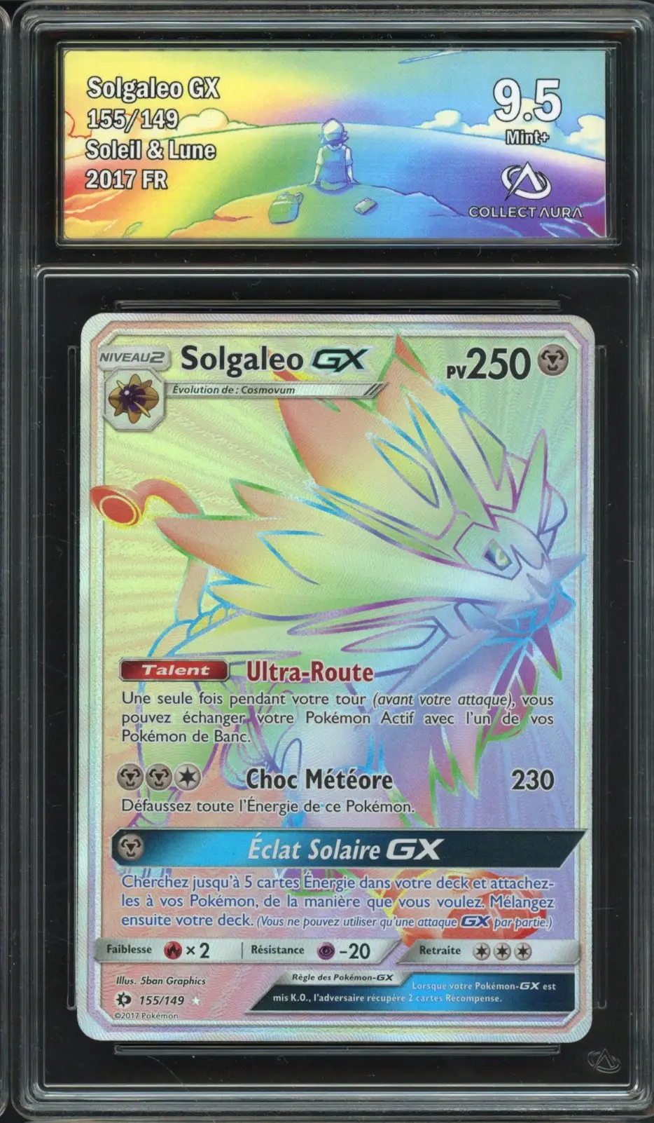 CA 9.5 Solgaleo Gx Rainbow