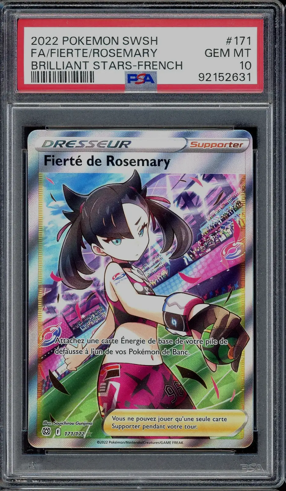 PSA 10 Fierté de Rosemary