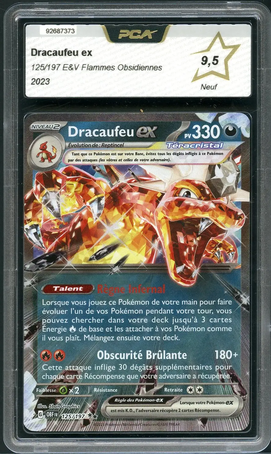 PCA 9.5 Dracaufeu Ex