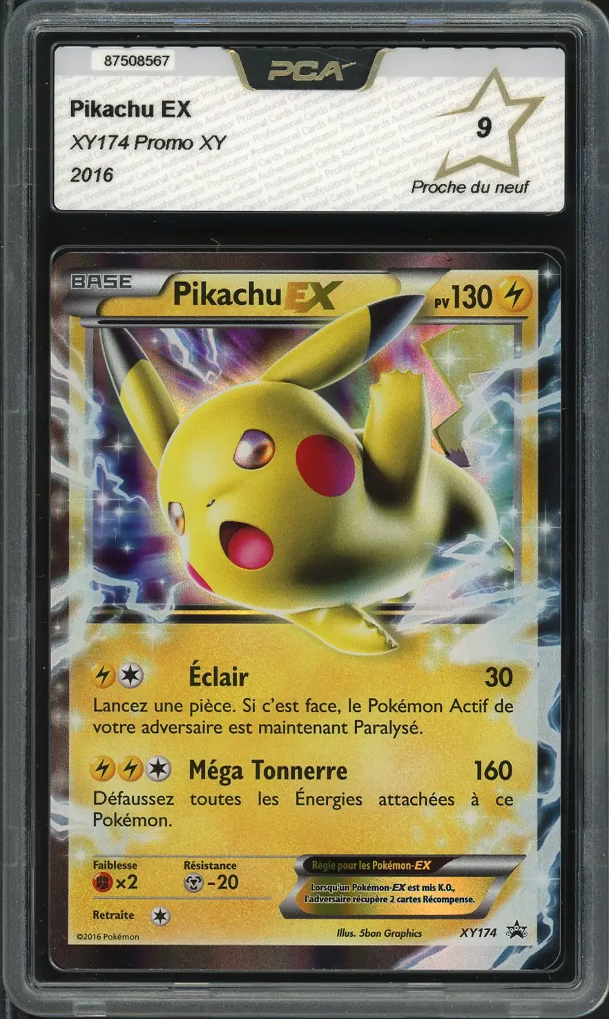 PCA 9 Pikachu Ex
