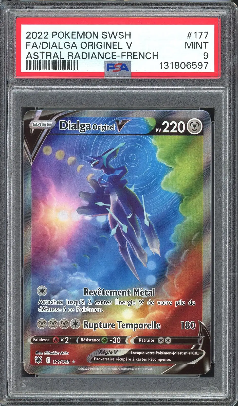 PSA 9 Dialga Forme Originelle V