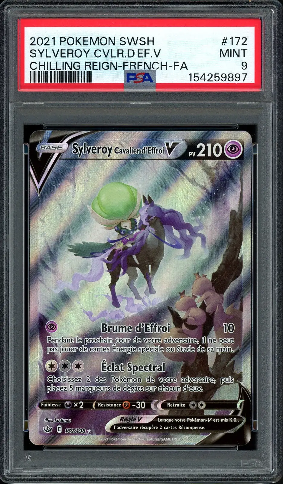 PSA 9 Sylveroy Cavalier d'Effroi V