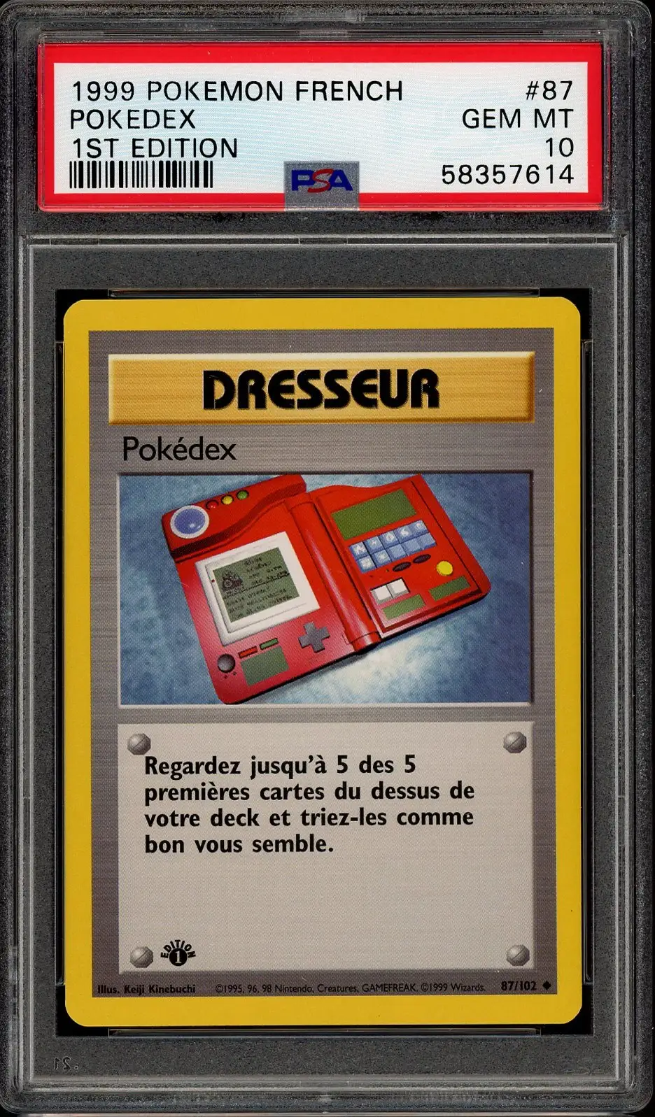 PSA 10 Pokédex