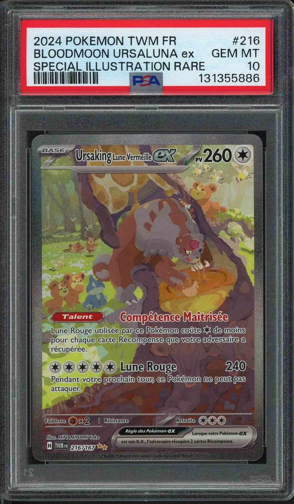 PSA 10 Ursaking Lune Vermeille Ex