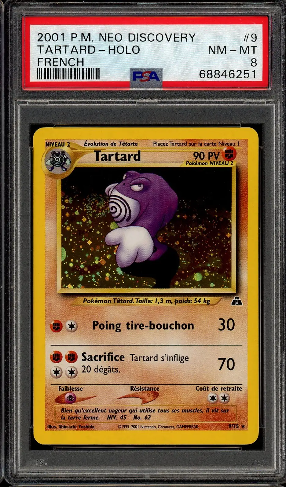 PSA 8 Tartard Holo